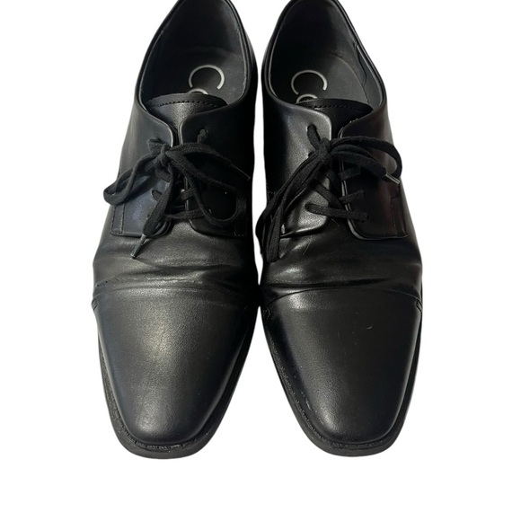 Calvin Klein Black Men\'s Lace up Oxford Dress Shoes. main image 8